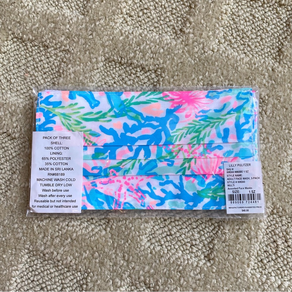 Lilly Pulitzer Masks